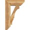 Ekena Millwork Balboa Slat Rough Sawn Bracket w/ Offset Brace, Western Red Cedar, 8"W x 22"D x 34"H BKT0806X22X34BOA06RWR - alternate 2